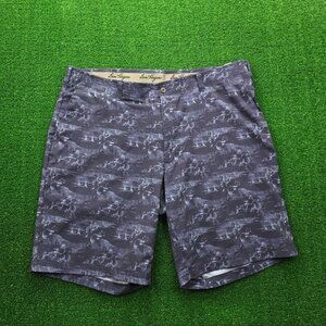 Ben Hogan Shorts Mens‎ 40 Blue Floral Chino Golf Outdoors Preppy Casual AOP